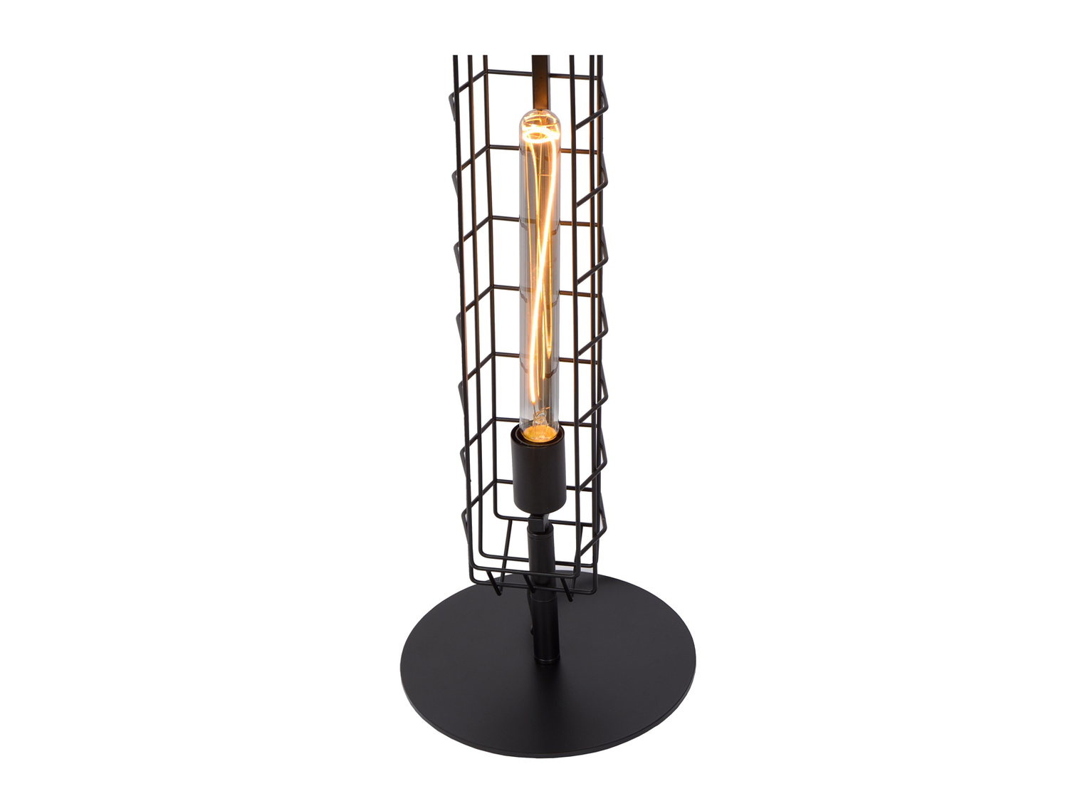 Stojací svítidlo Lattice černé, 2xE27, 131cm