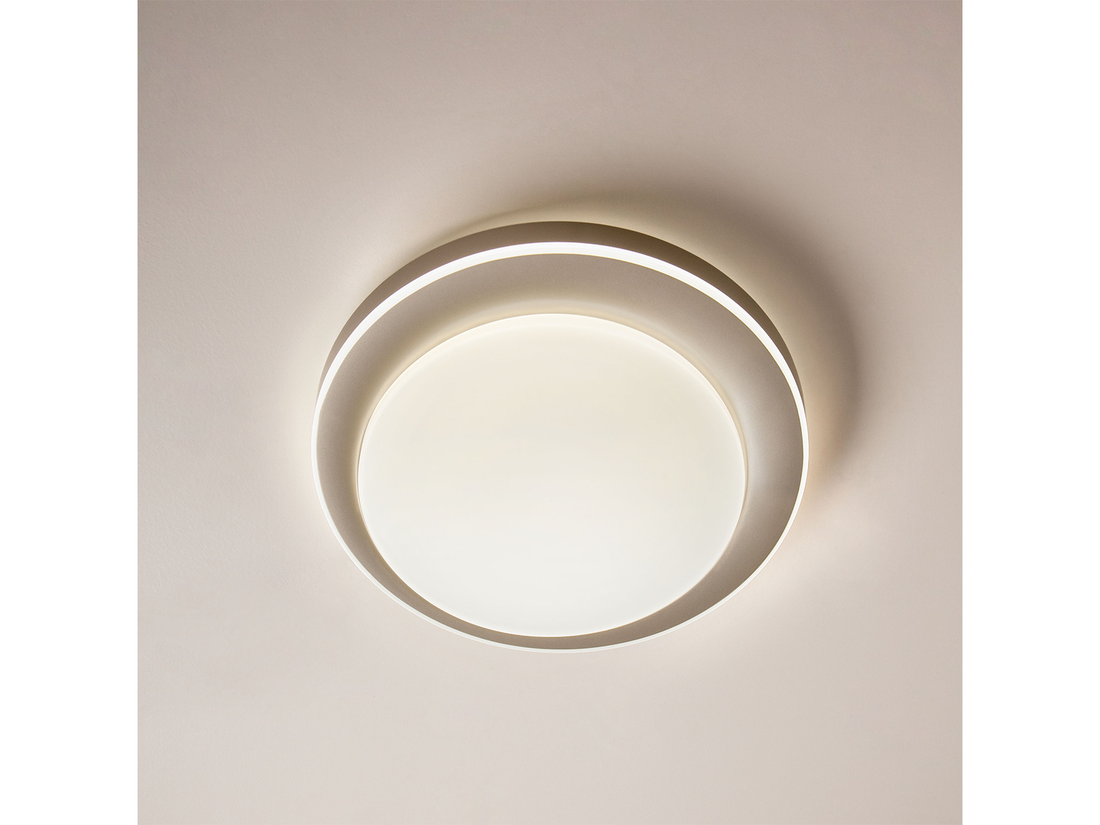 Stropní LED svítidlo Paddy, zlaté, 24W, 4000K, ø40cm