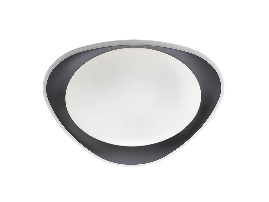 Stropní LED svítidlo Verena, černé, 24W, 4000K, 45,5cm