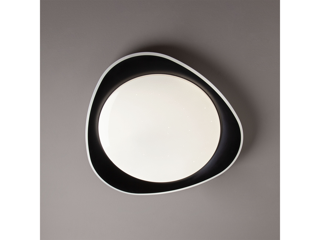 Stropní LED svítidlo Verena, černé, 24W, 4000K, 45,5cm