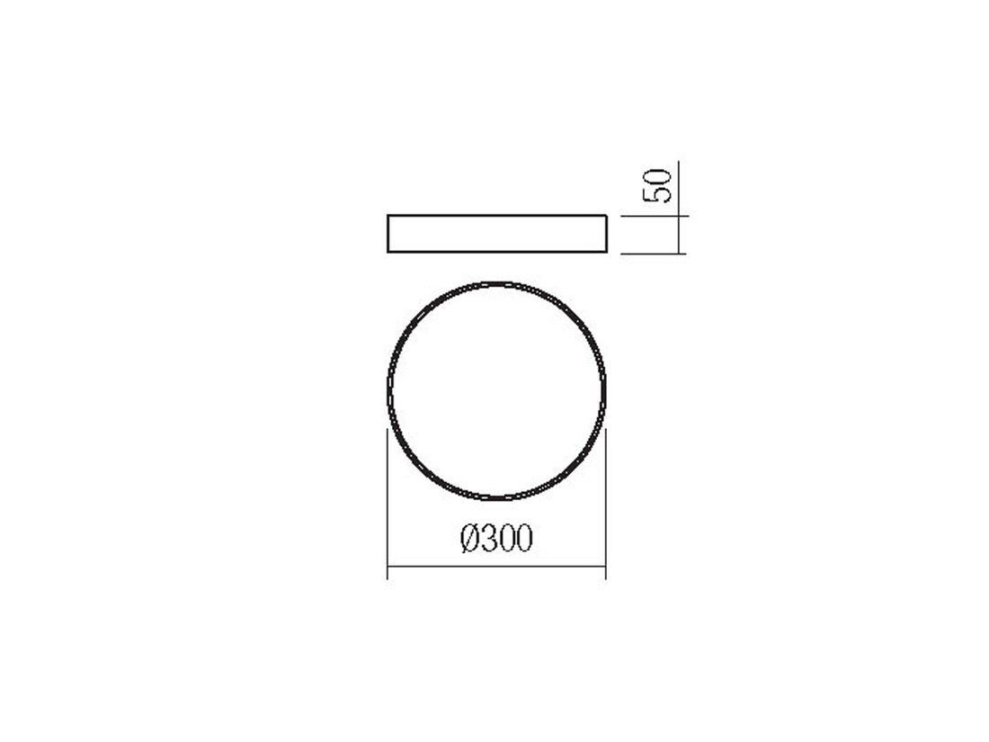 Stropní LED svítidlo Knob, bílé, 24W, 3000-6500K, ø30cm