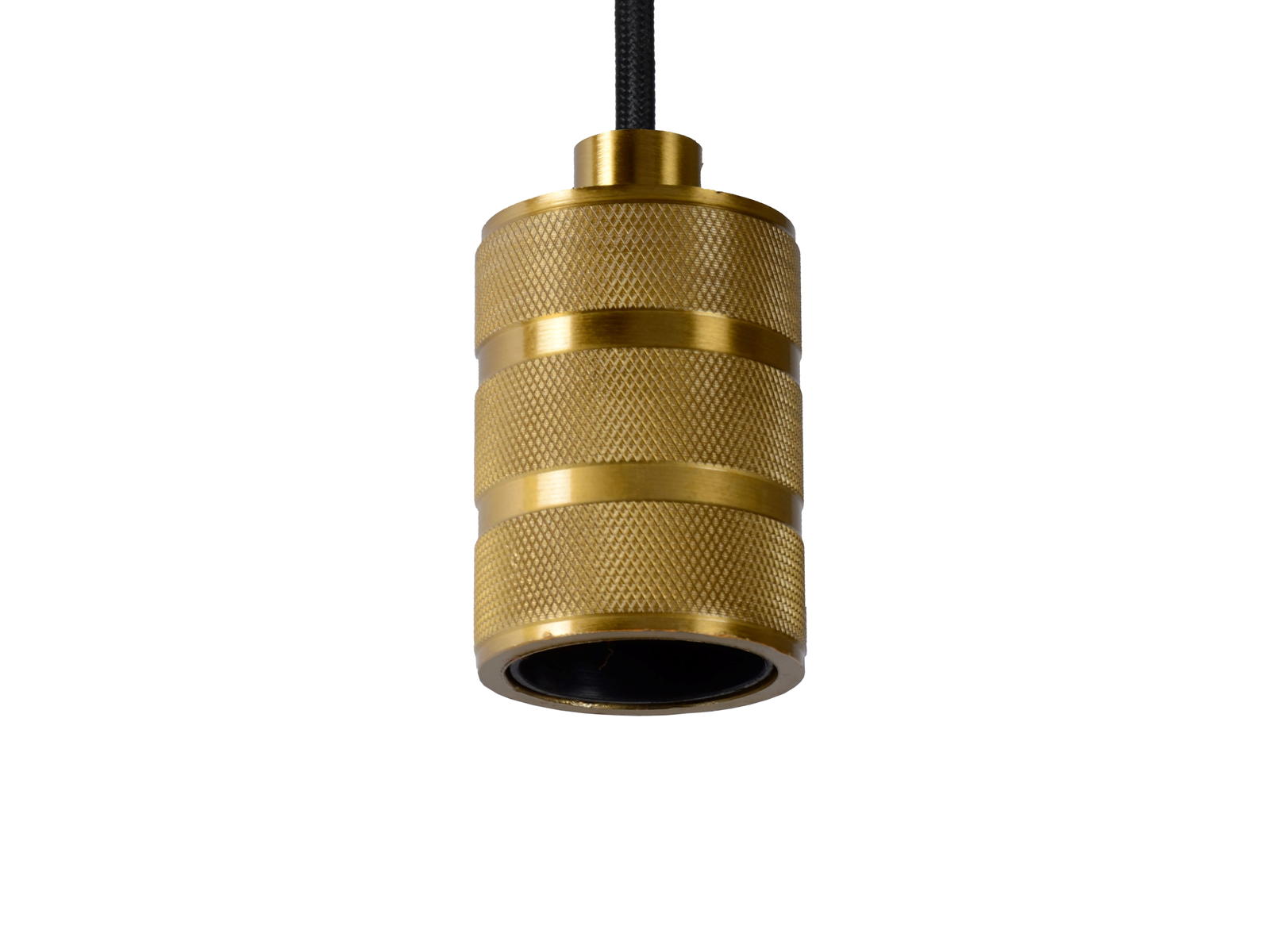 Závěsné svítidlo Jova, matně zlaté, E27, ø12cm