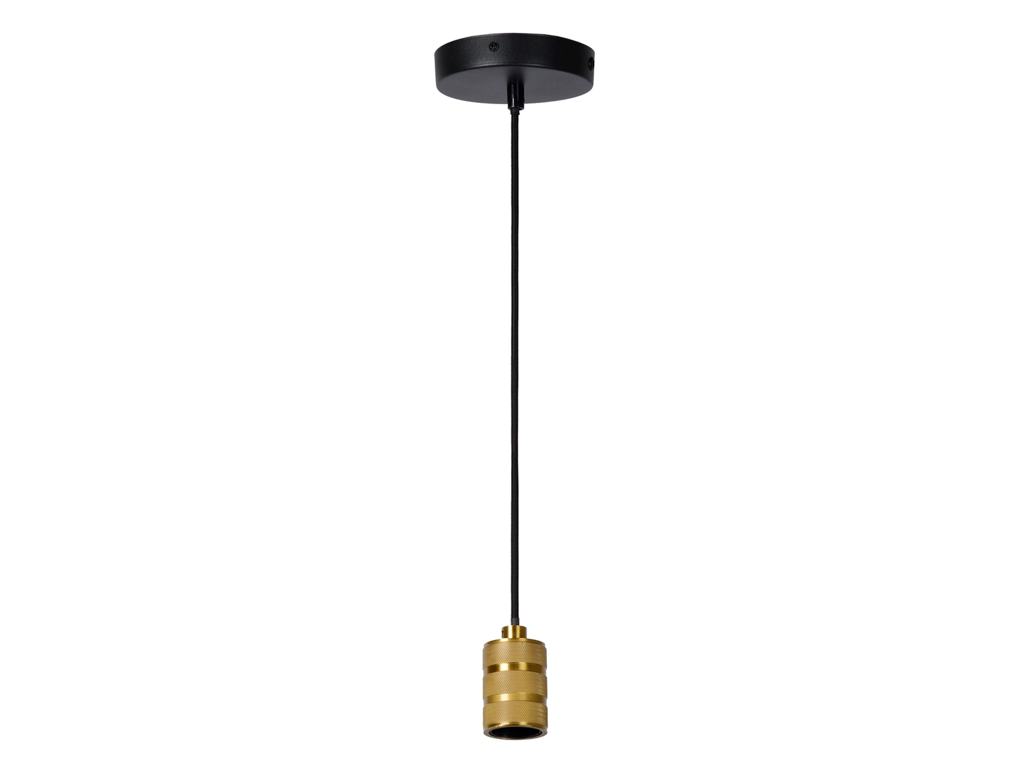 Závěsné svítidlo Jova, matně zlaté, E27, ø12cm