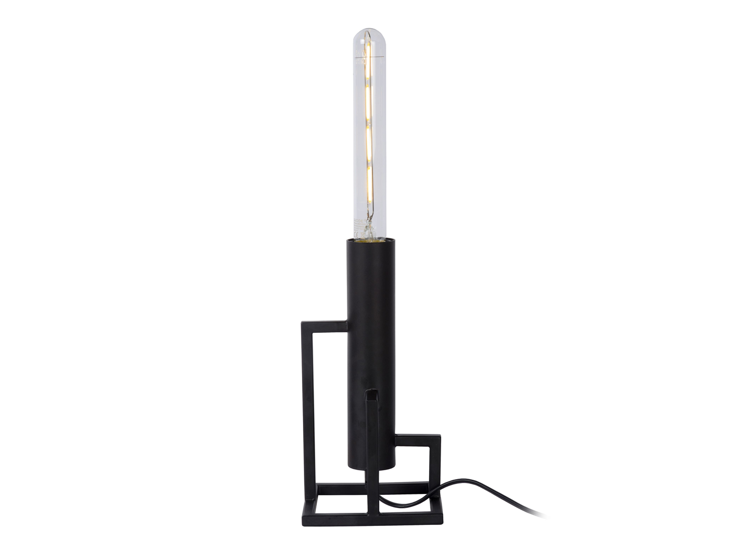 Stolní lampa Zilda, černá, E27, 25cm