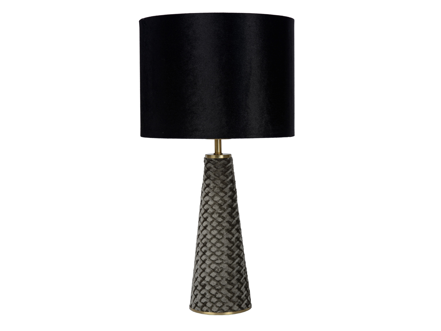Stolní lampa Extravaganza Velvet, černá, E27, 47cm