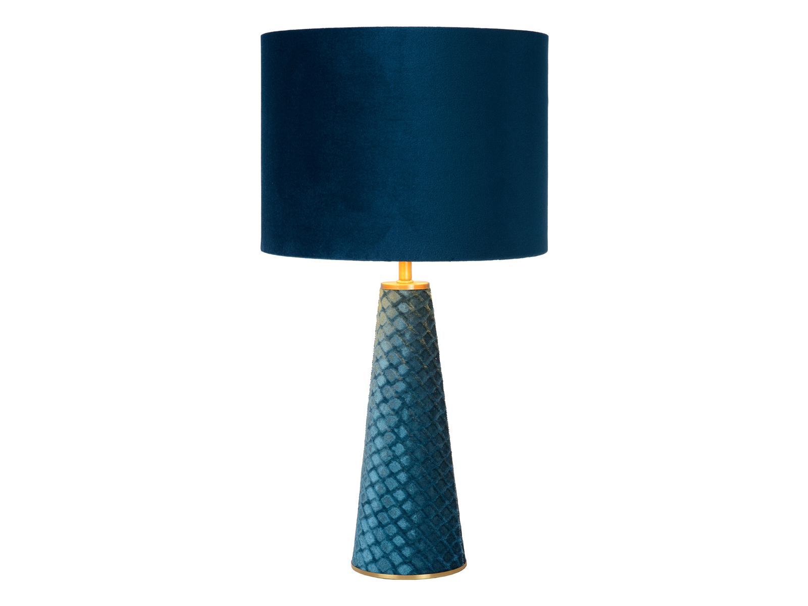 Stolní lampa Extravaganza Velvet, tyrkysová, E27, 47cm