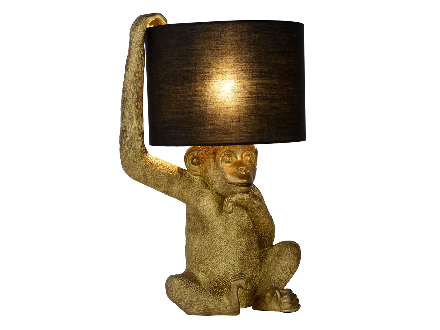 Stolní lampa Extravaganza Chimp, černá, E14, 45cm