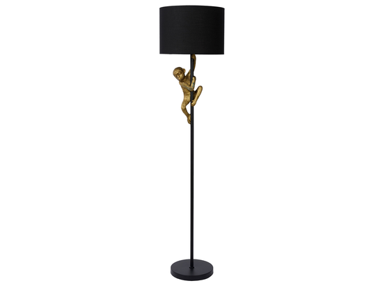 Stojací lampa Extravaganza Chimp, černá, E27, 150cm
