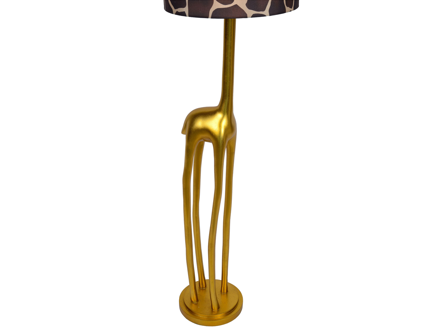 Stolní lampa Extravaganza Miss Tall, matně zlatá, E27, 165cm