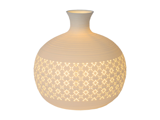Stolní lampa Tiesse, bílá, E14, 19,2cm