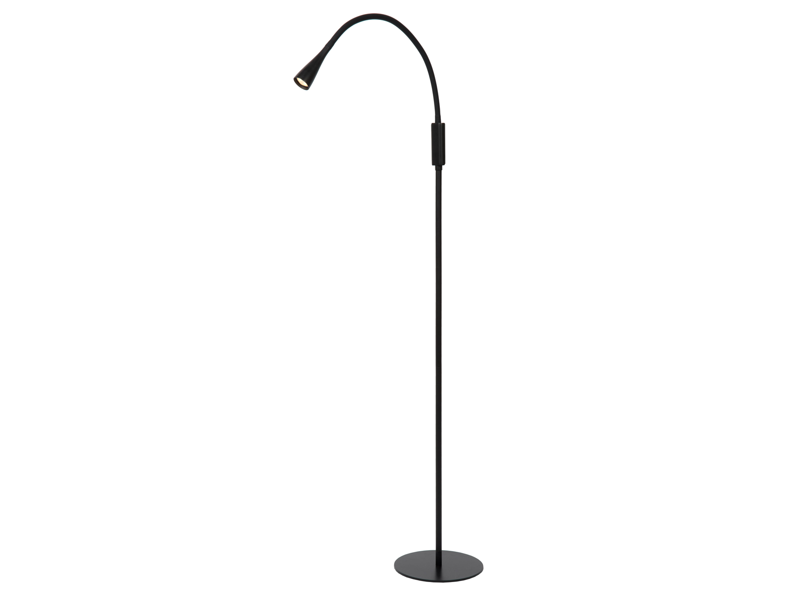 Stojací LED lampa Zozy černá, 4W, 3000K, 145cm