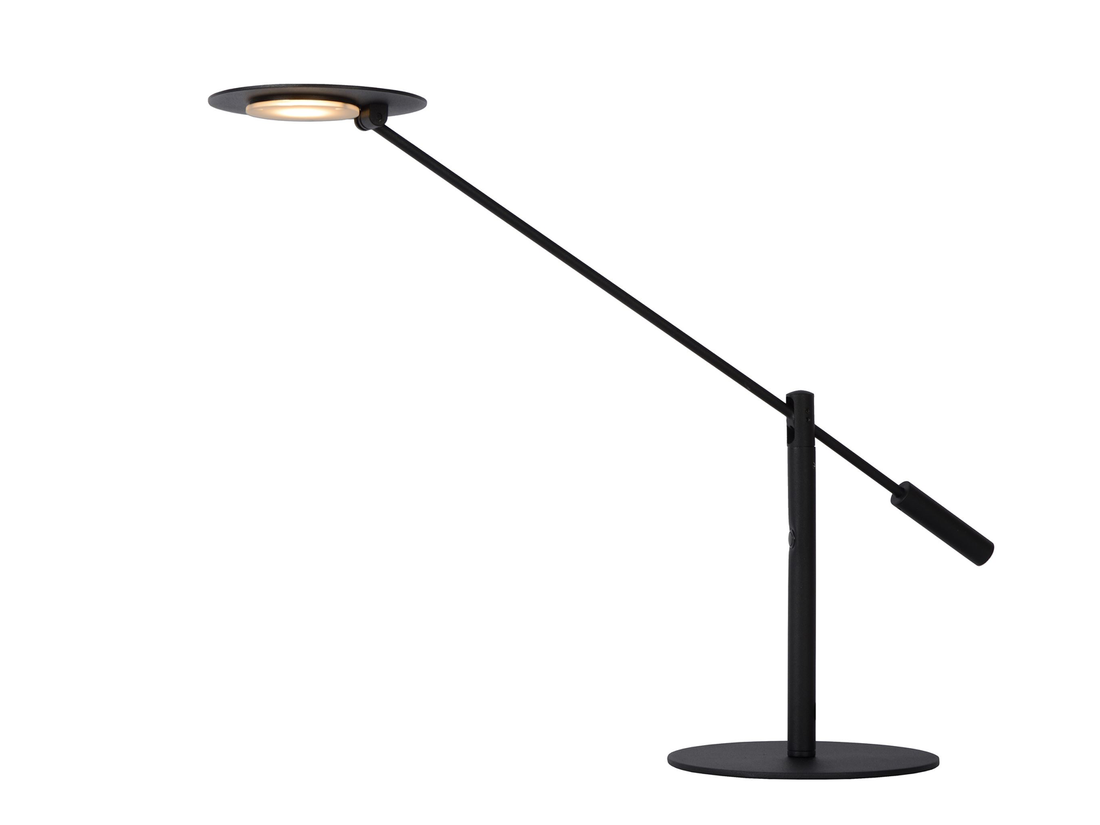 Stolní LED lampa Anselmo černá, 9W, 3000K, 50cm