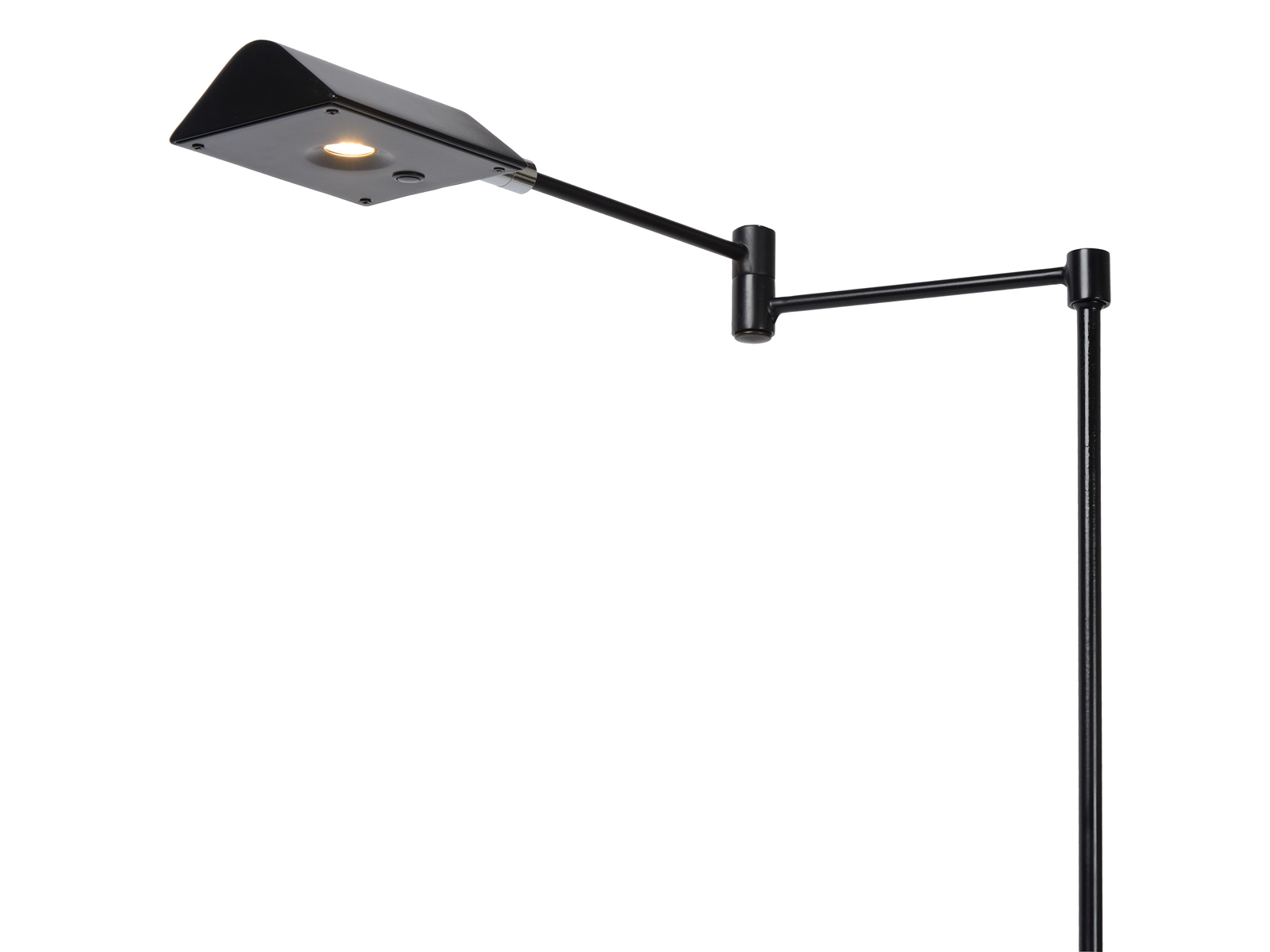 Stojací LED lampa Nuvola černá, 9W, 3000K, 126cm