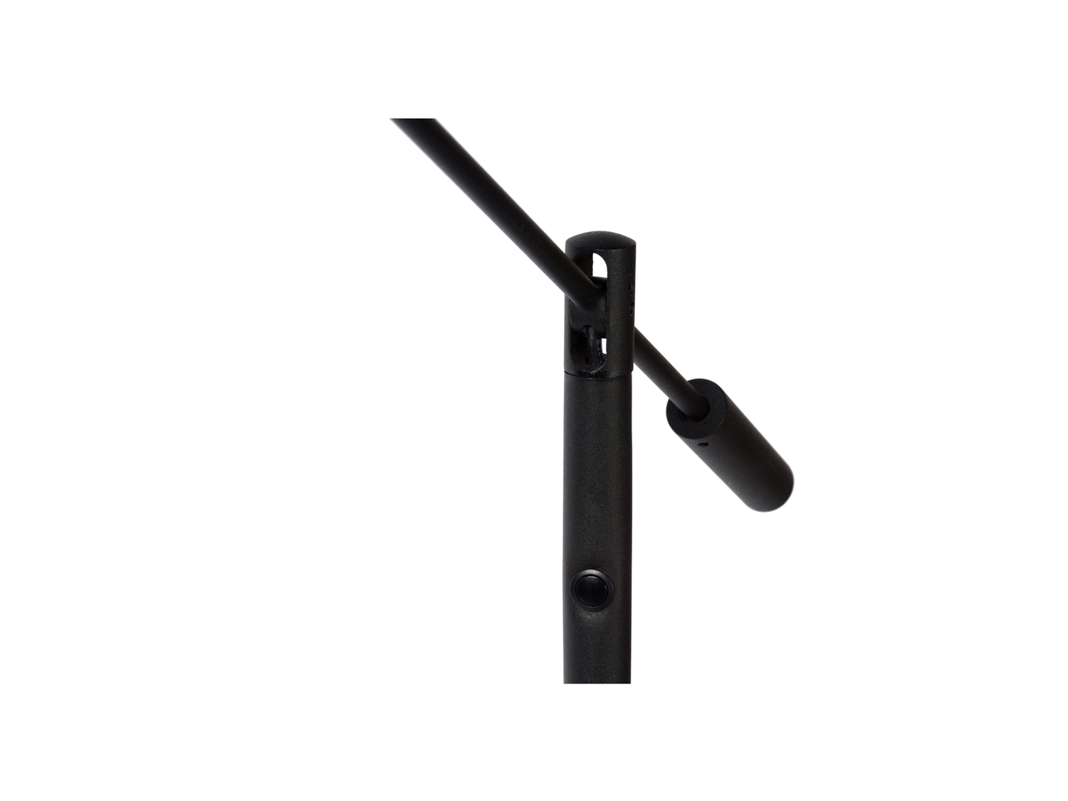 Stojací LED lampa Anselmo černá, 9W, 3000K, 140cm