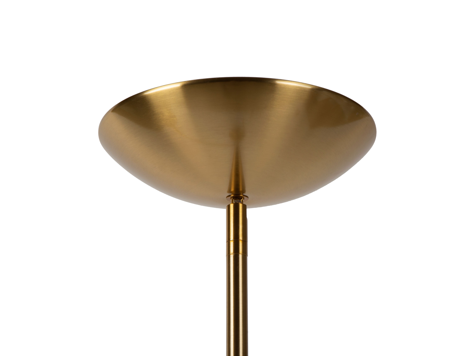 Stojací LED lampa Zenith matně zlatá, 20W, 4W, 3000K, 180cm