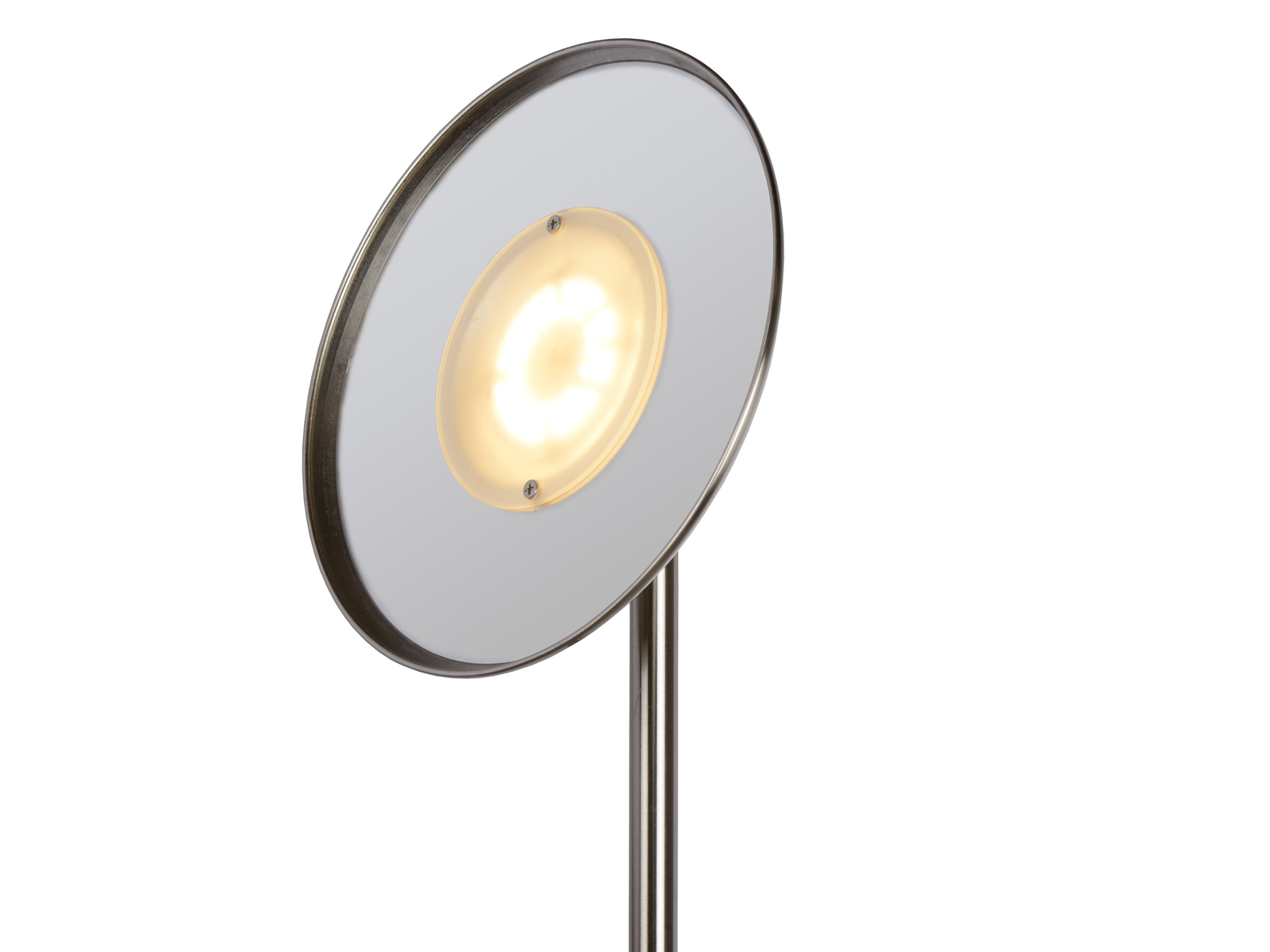 Stojací LED lampa Zenith saténový chrom, 20W, 4W, 3000K, 180cm
