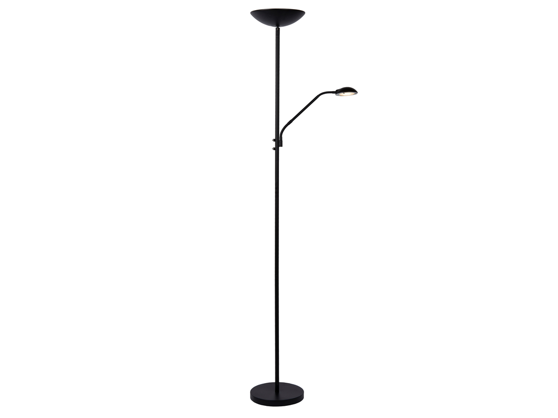 Stojací LED lampa Zenith černá, 20W, 4W, 3000K, 180cm