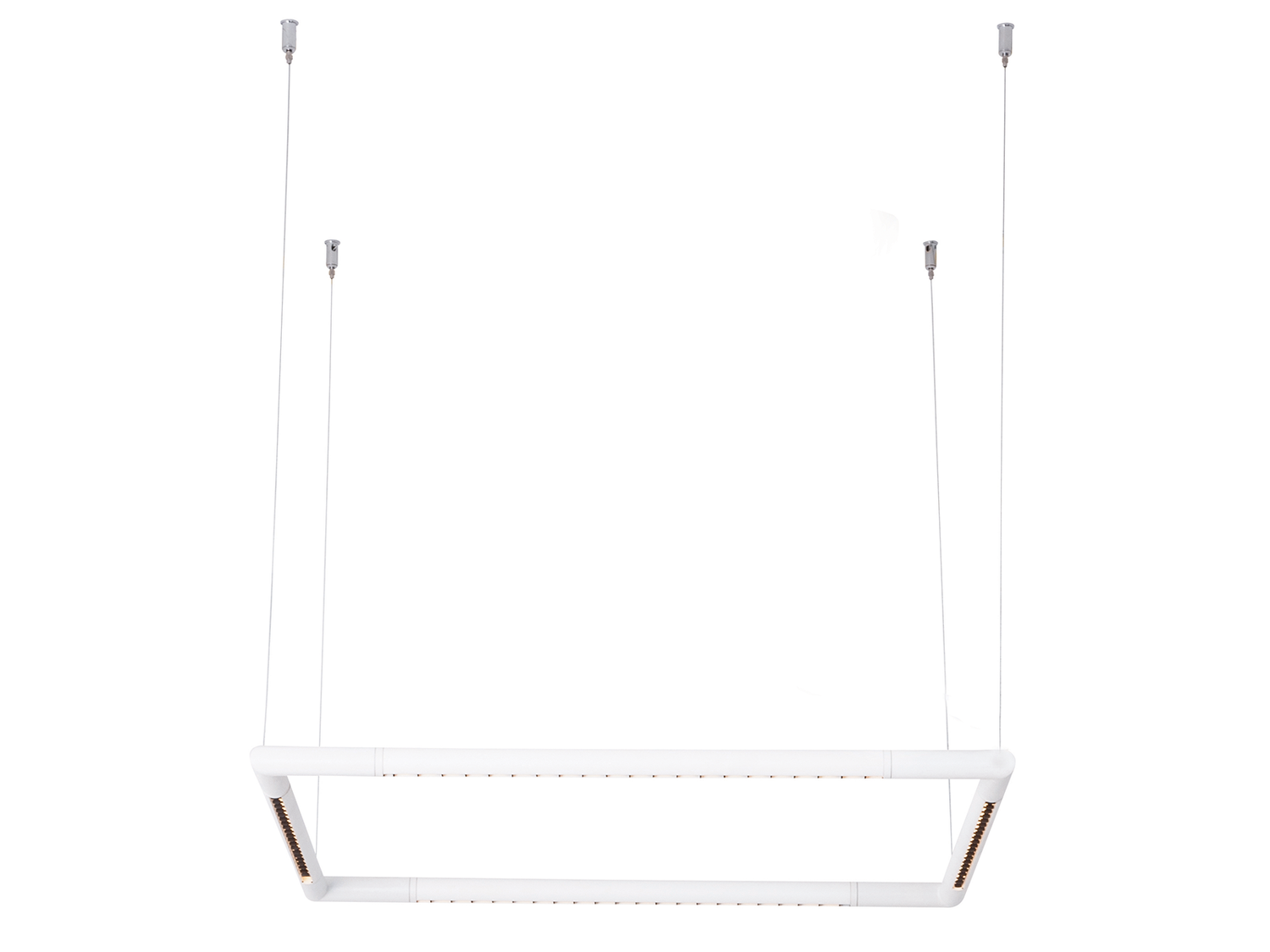 Závěsné LED svítidlo, pískově bílé, 80W, 3000K, 150cm