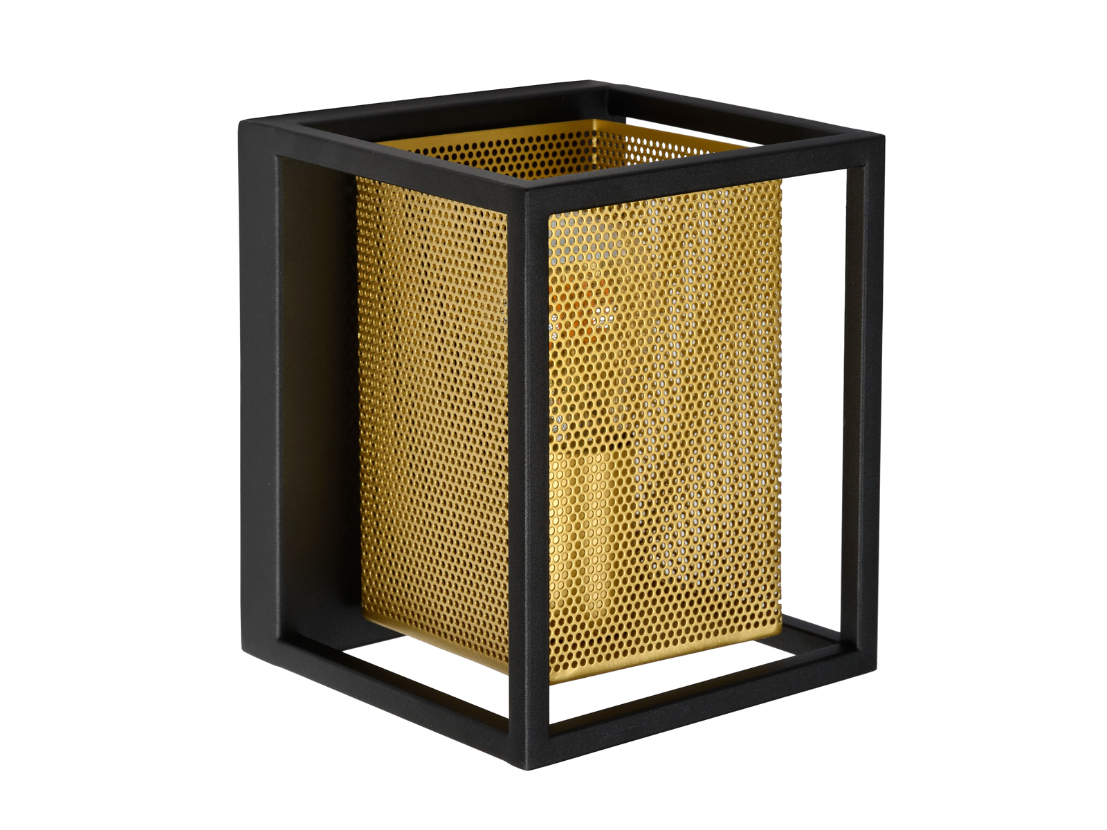 Nástěnné svítidlo Sansa matně zlaté/černé, E27, 18cm