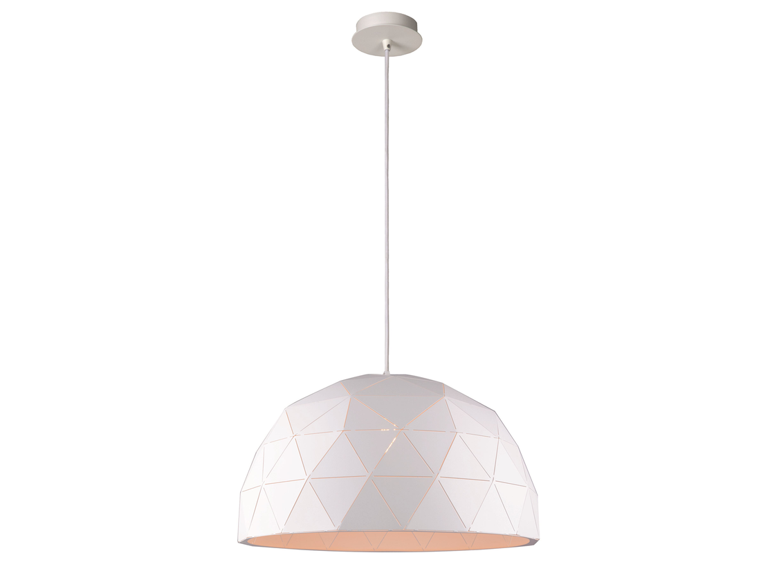 Závěsné svítidlo Otona bílé, 3xE27, ø60cm