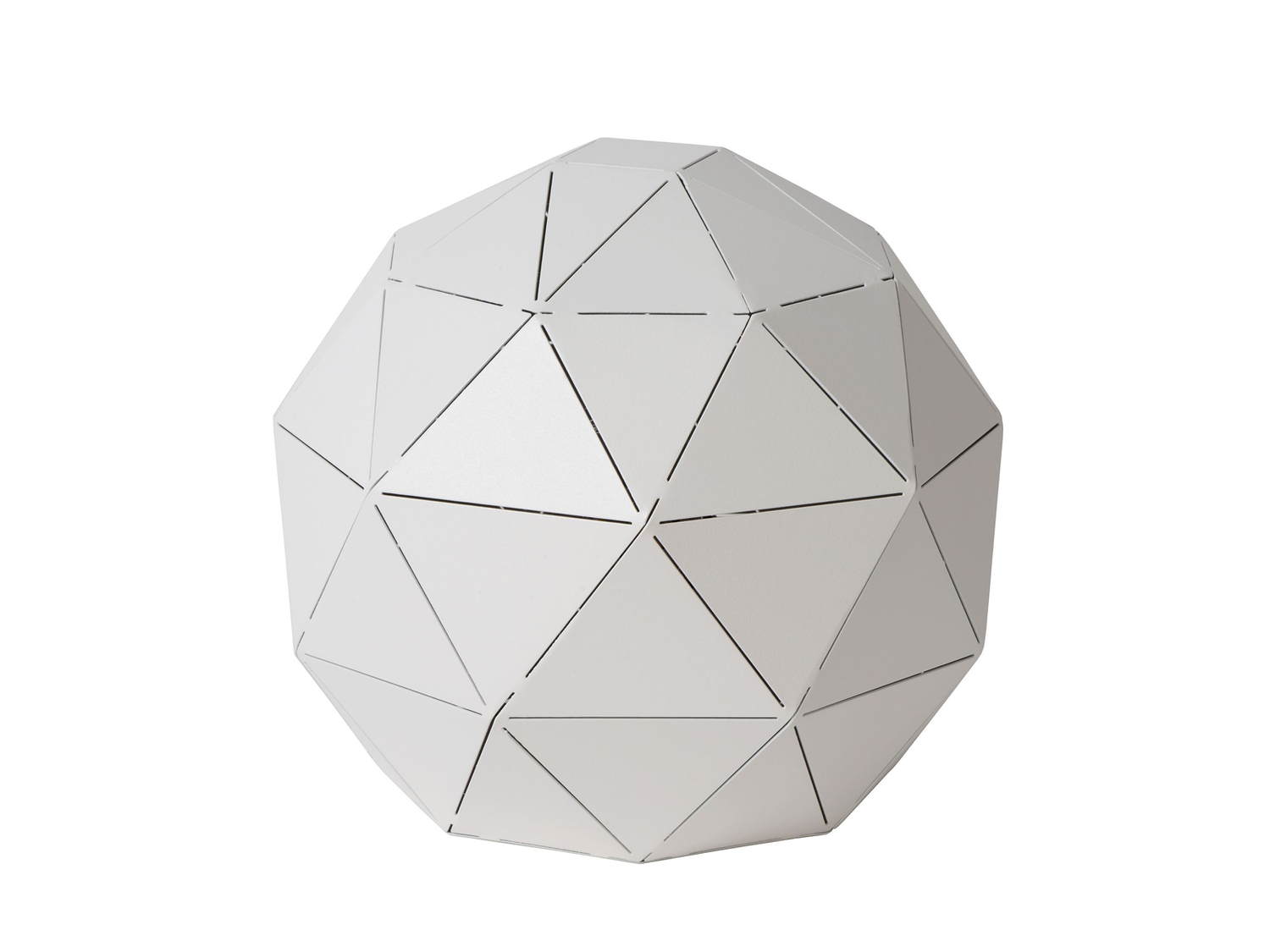Stolní lampa Otona bílá, E27, ø25cm