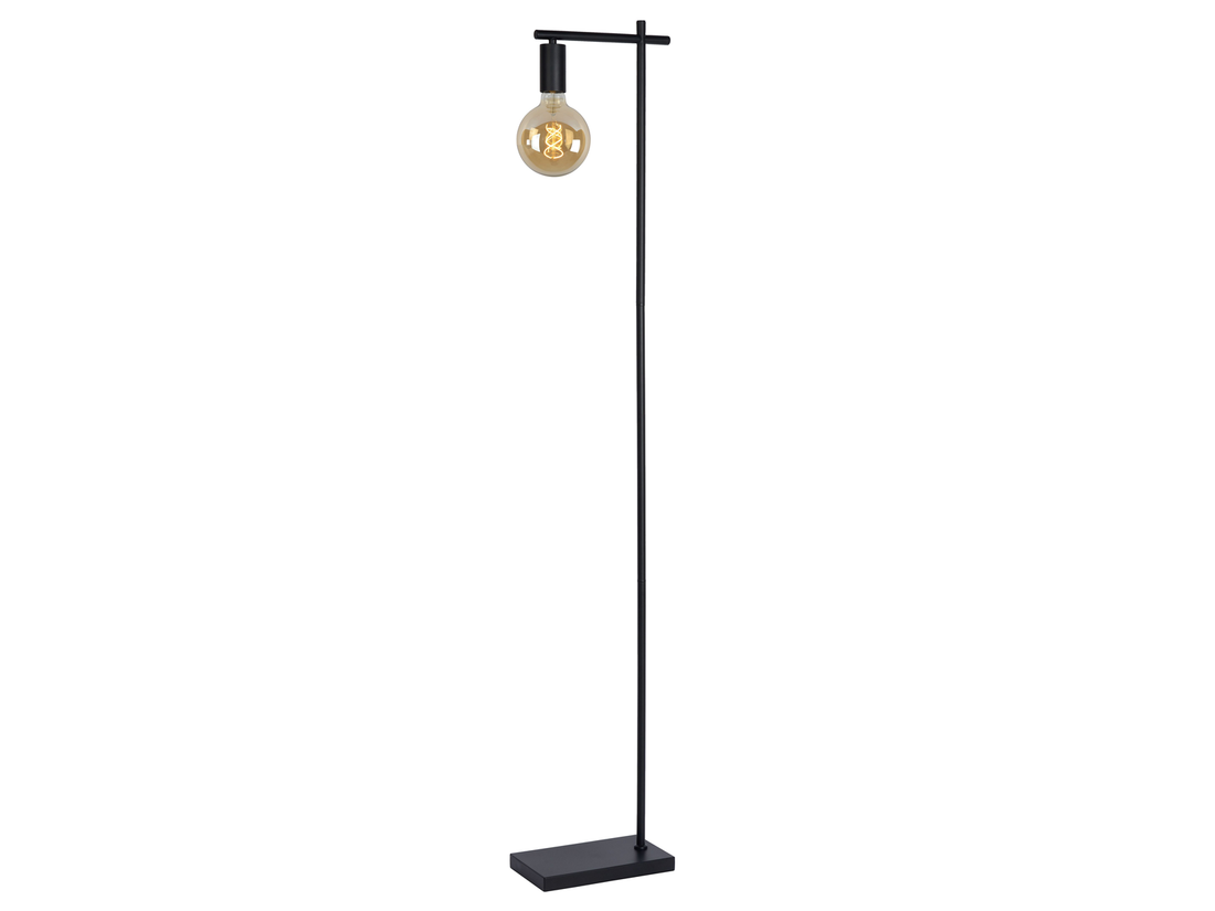 Stojací lampa Leanne, černá, E27, 152cm