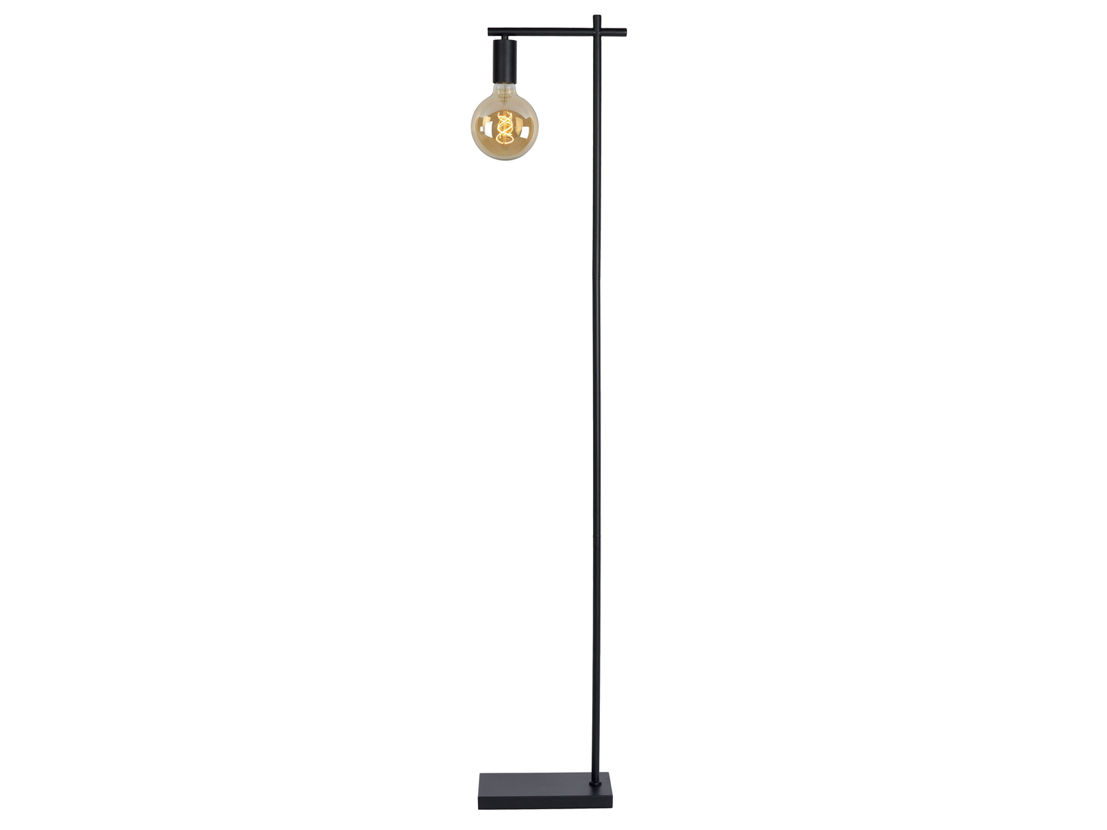 Stojací lampa Leanne, černá, E27, 152cm