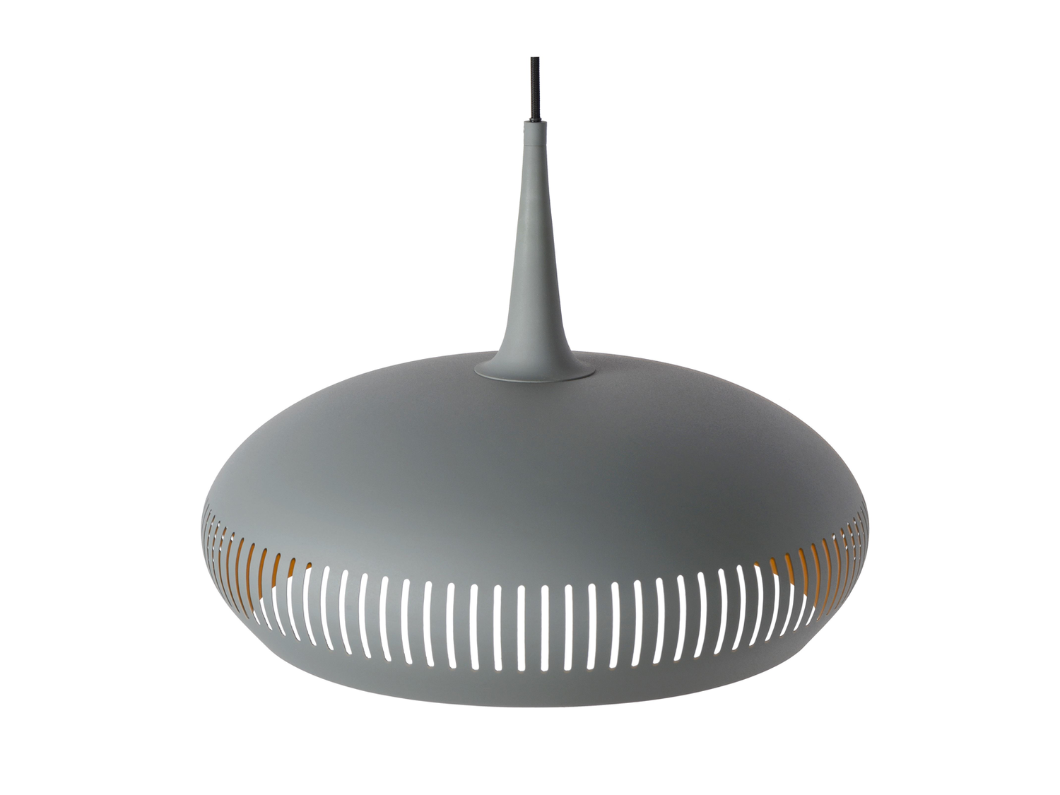 Závěsné svítidlo Rayco šedé, E27, ø45cm