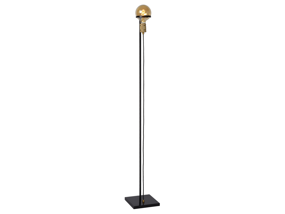 Stojací lampa Ottelien, matně zlatá/černá, E27, 154cm