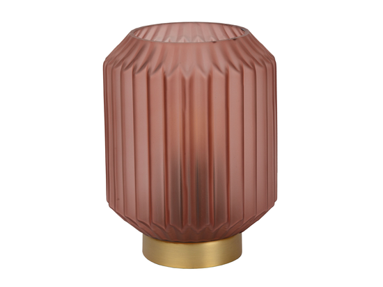 Stolní lampa Sueno, růžový, E14, 17cm