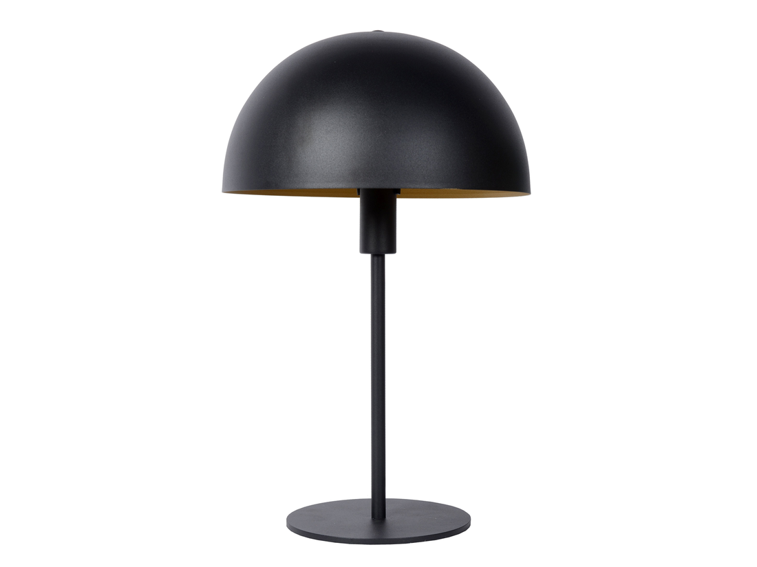 Stolní lampa Siemon, černá, E14, 40cm