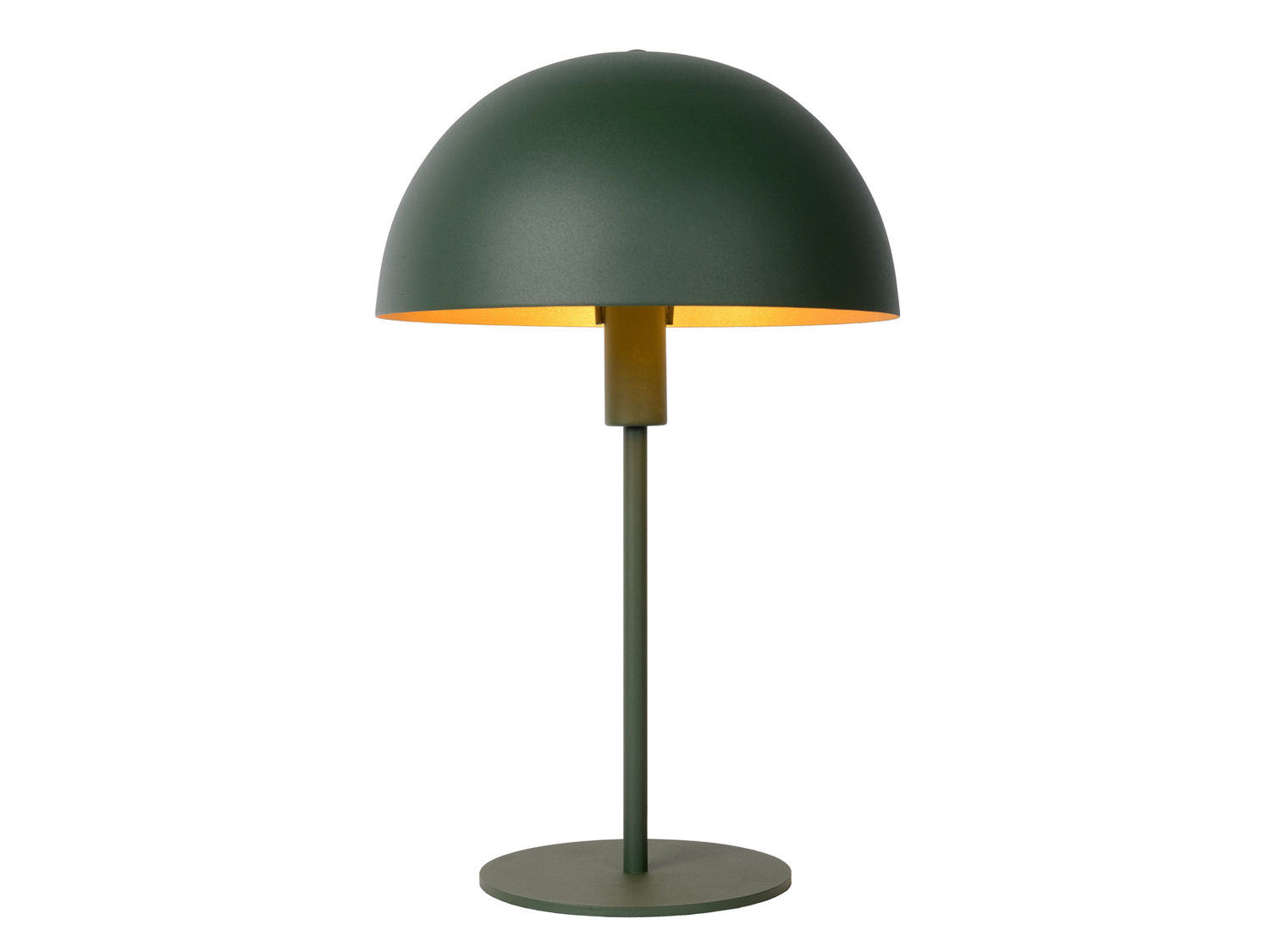 Stolní lampa Siemon, zelená, E14, 40cm