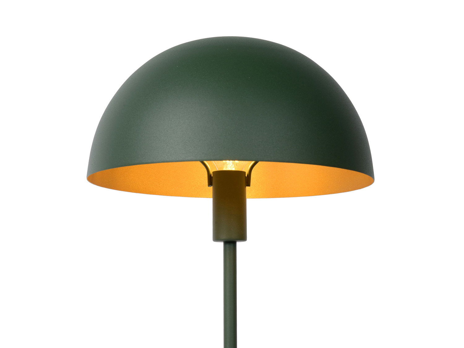 Stolní lampa Siemon, zelená, E14, 40cm