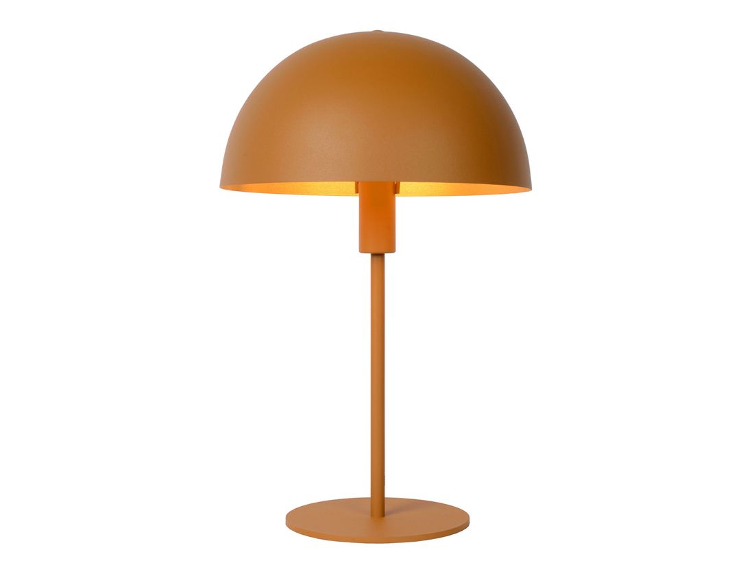 Stolní lampa Siemon, okrově žlutá, E14, 40cm