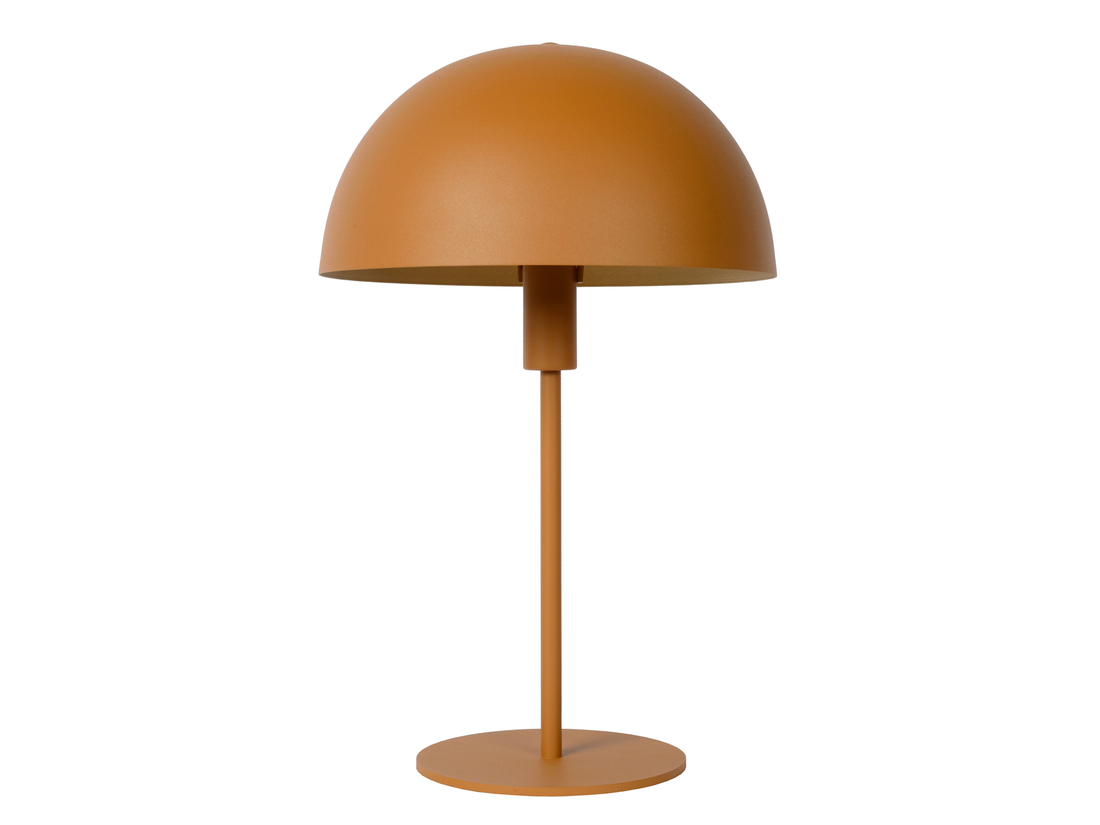 Stolní lampa Siemon, okrově žlutá, E14, 40cm