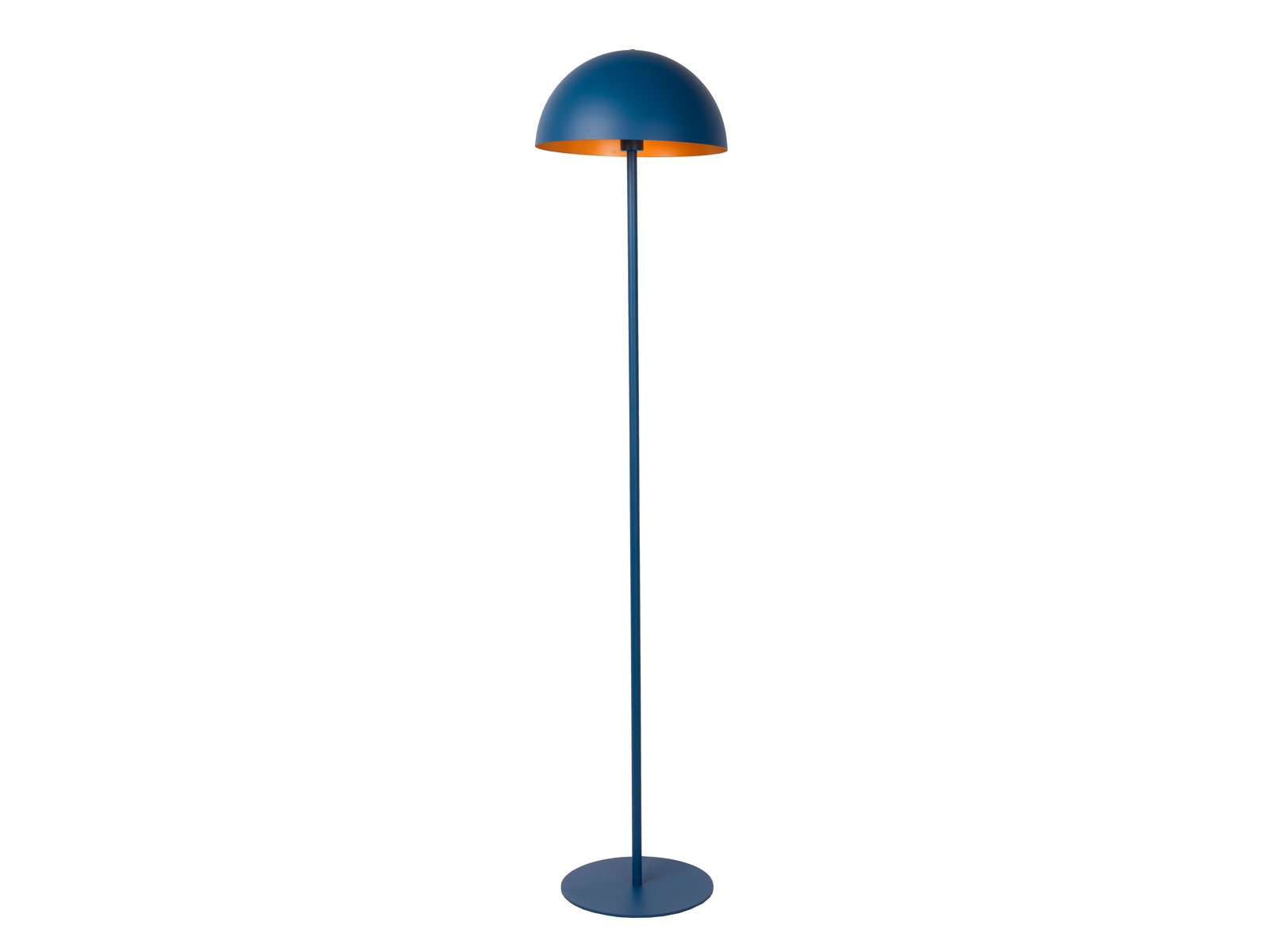Stojací lampa Siemon, modrá, E27, 160cm