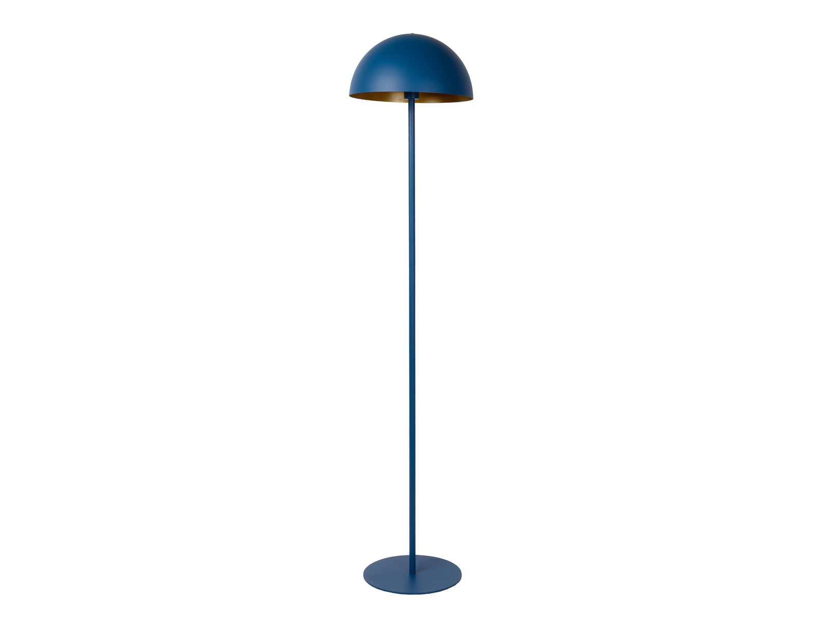 Stojací lampa Siemon, modrá, E27, 160cm