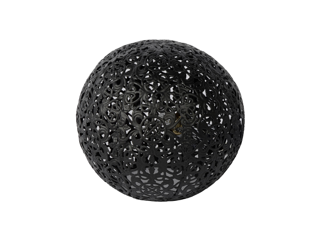 Stolní lampa Paolo, černá, G9, ø14,5cm