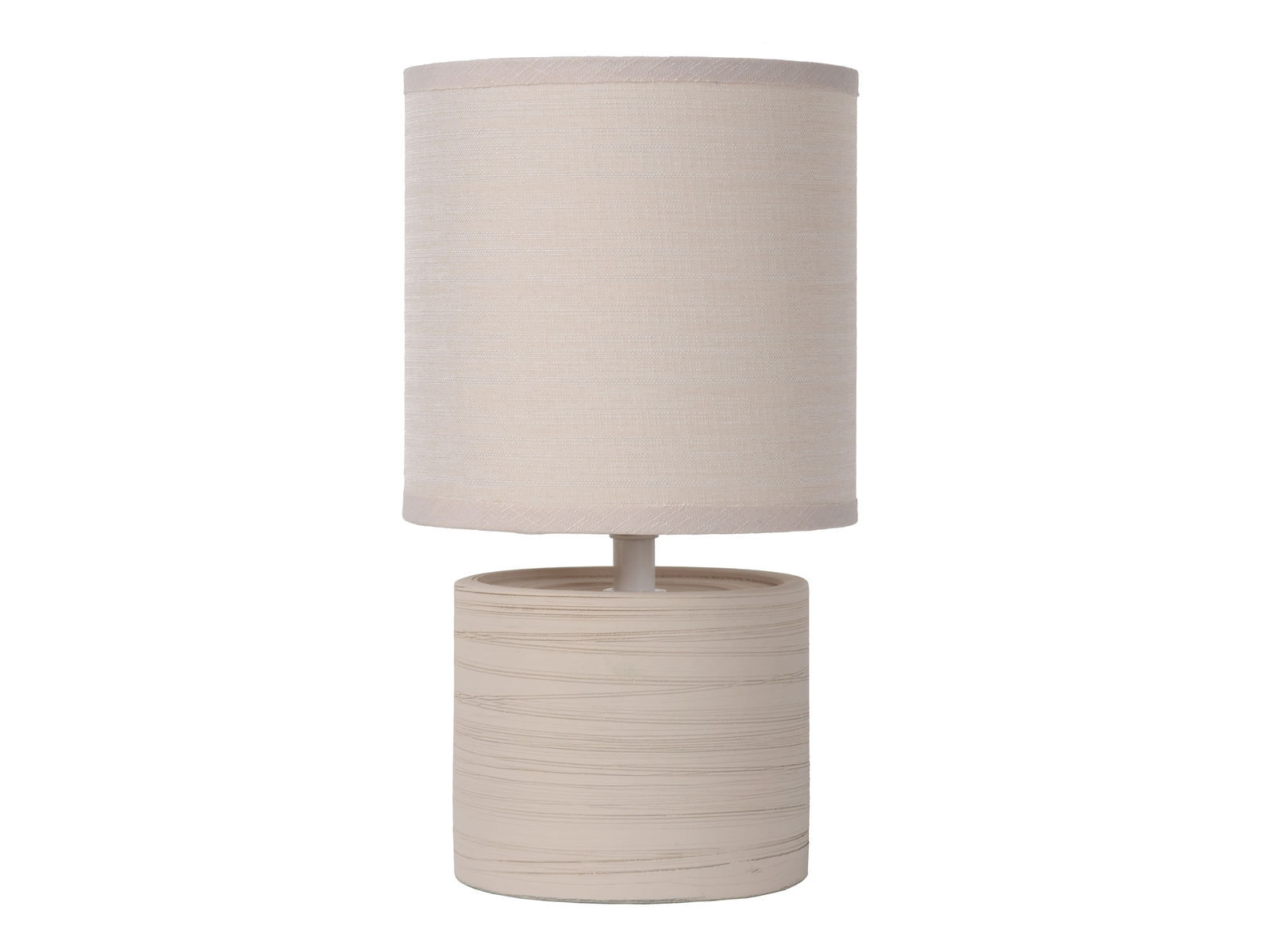 Stolní lampa Greasby, krémová, E14, 26cm