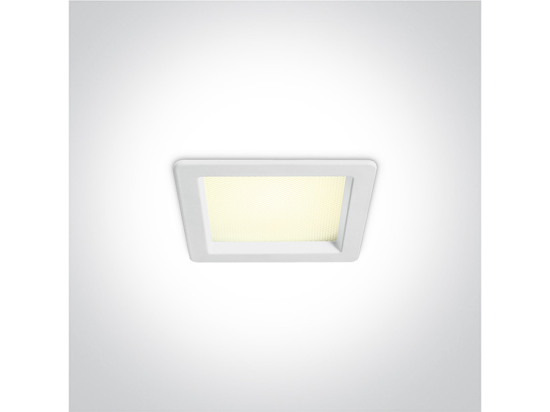 Zapuštěné LED svítidlo 50110UV, bílé, 10W, 3000K, 4000K, 6000K, 230V, 9,5cm, IP44