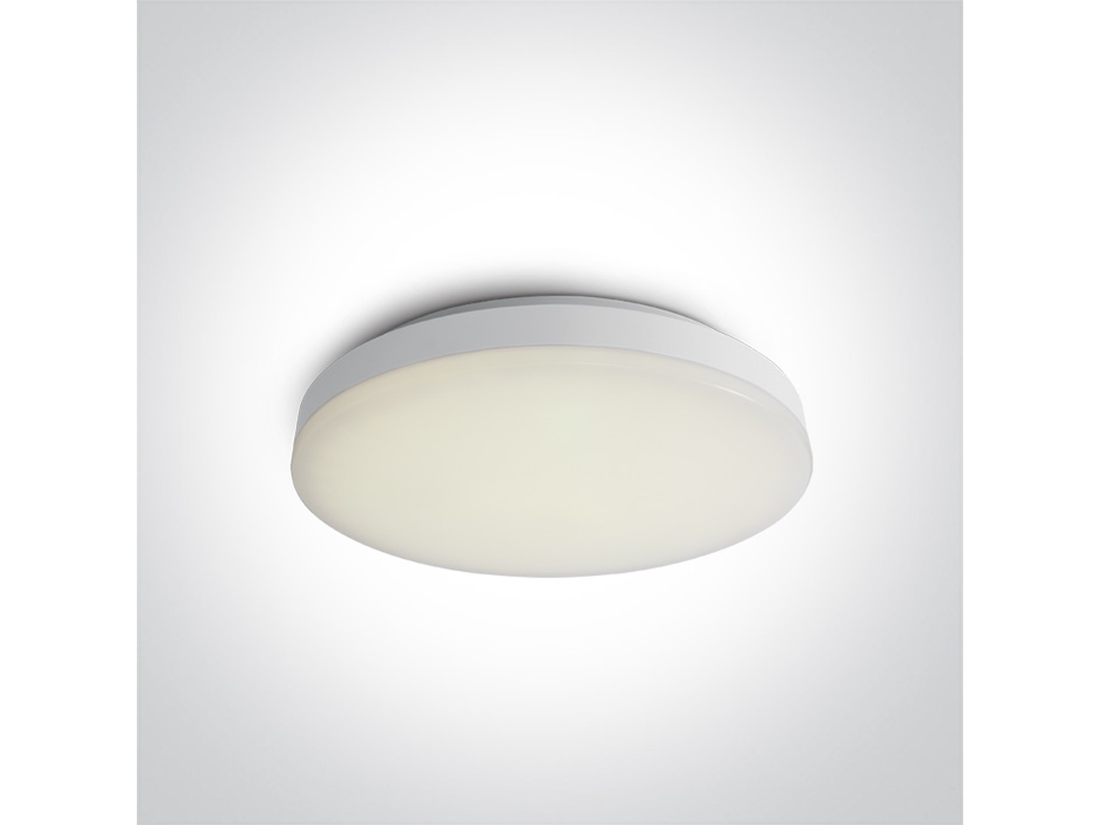 Stropní LED svítidlo s pohybovým a denním senzorem, bílé, 20W, 3000K, ø28,5cm, IP20