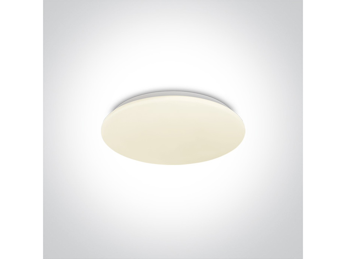 Stropní LED svítidlo, bílé, 15W, 3000K, ø30cm, IP20
