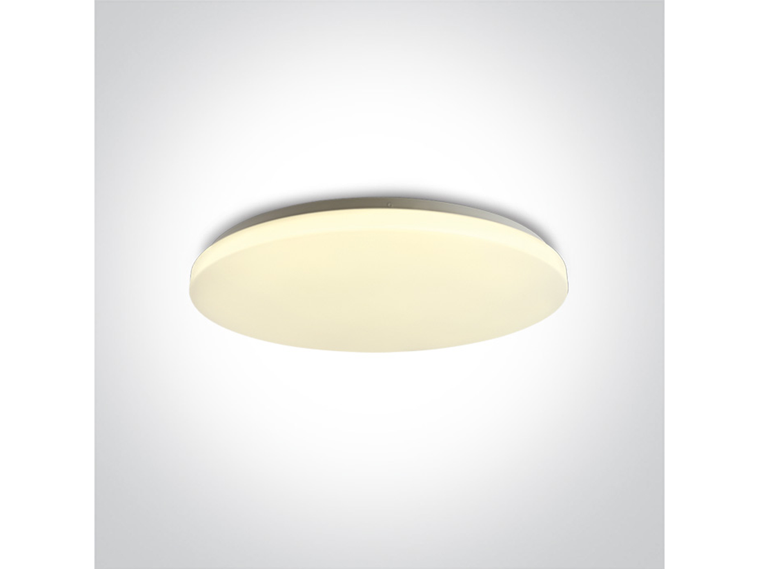 Stropní LED svítidlo, bílé, 50W, 3000K, ø53,5cm, IP20