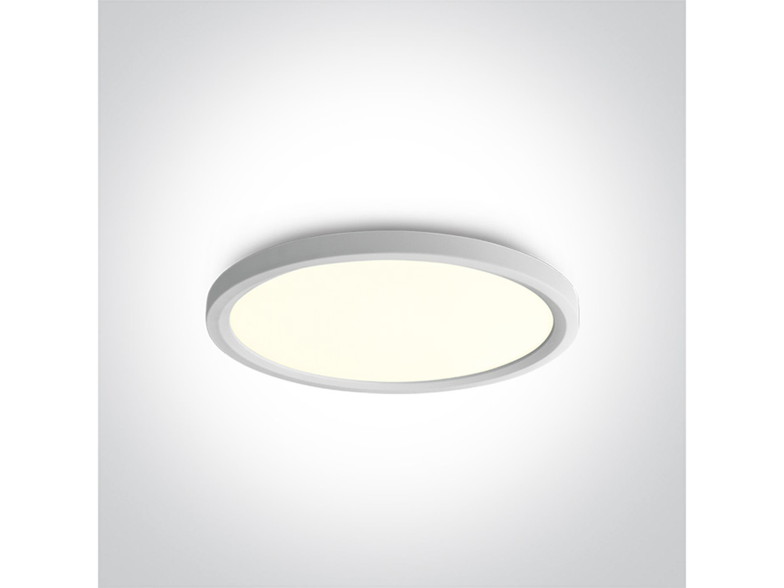 Stropní LED svítidlo slim, bílé, 40W, 4000K, 40cm, IP20