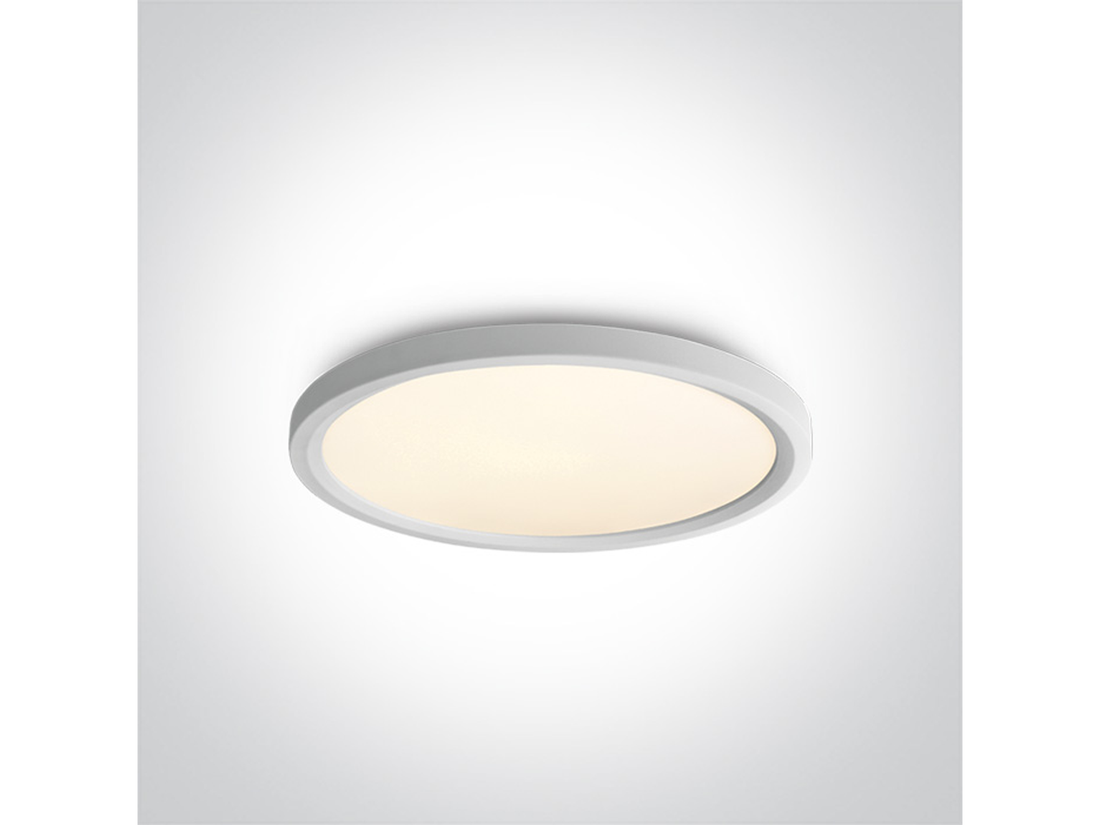 Stropní LED svítidlo slim, bílé, 40W, 3000K, 40cm, IP20