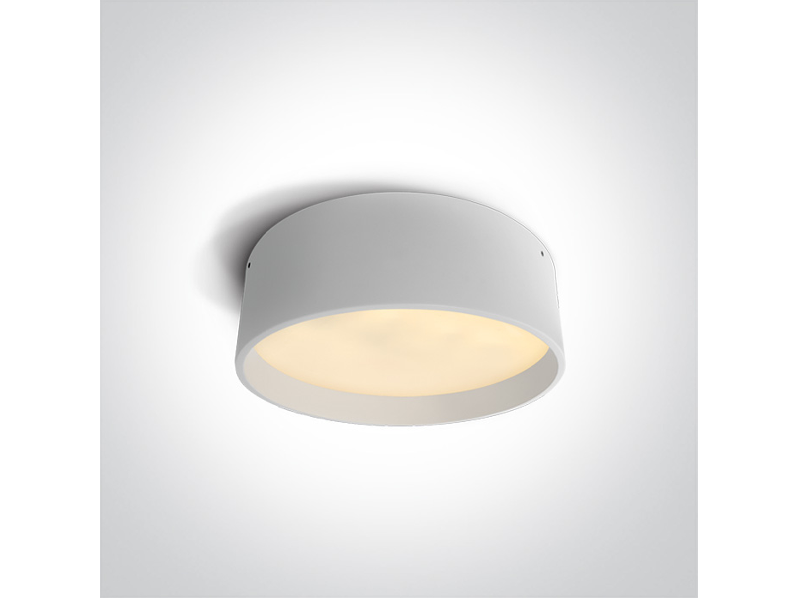 Stropní LED svítidlo, bílé, 40W, 3000K, ø35,5cm, IP20