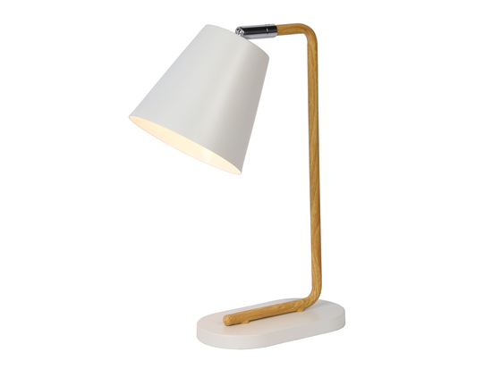 Stolní lampa Cona, bílá, E14, 36cm