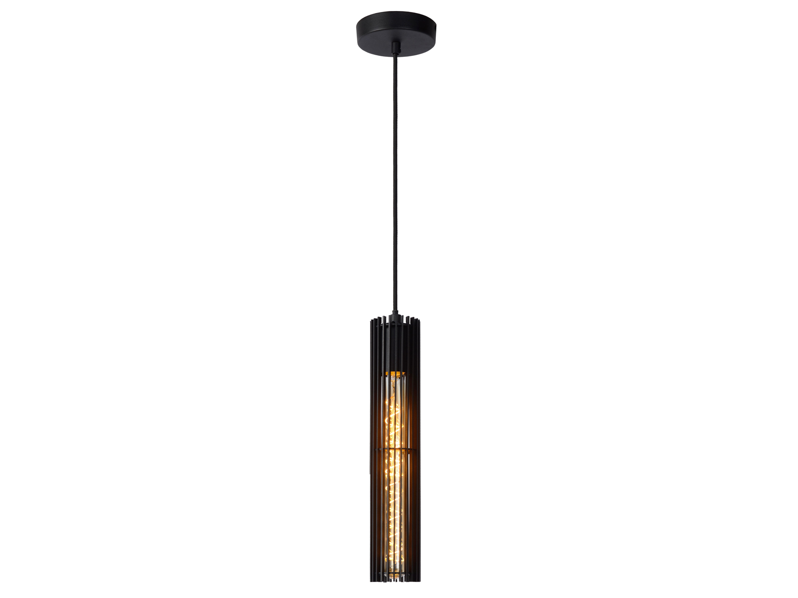 Závěsné svítidlo Lionel černé, E27, 34cm