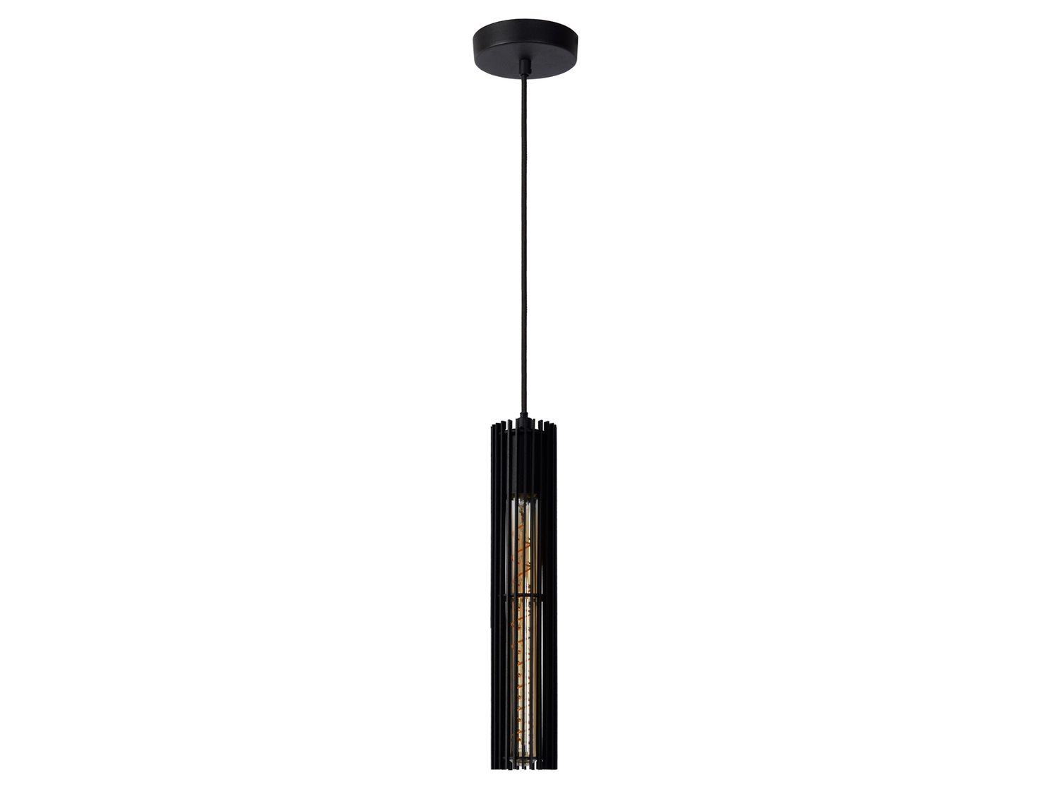 Závěsné svítidlo Lionel černé, E27, 34cm