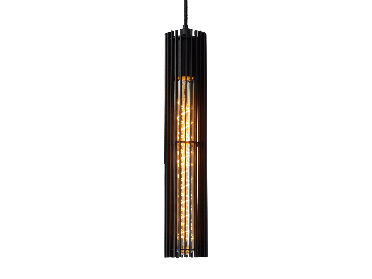 Závěsné svítidlo Lionel černé, 5xE27, 100cm